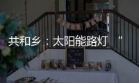共和乡：太阳能路灯 “点亮”小山村