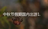 中秋节假期国内出游1.07亿人次�	，总花费510.47亿元