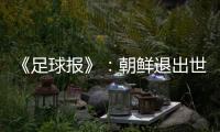 《足球报》
：朝鲜退出世预赛 此前战绩无效