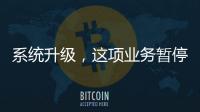 系统升级	，这项业务暂停办理→
