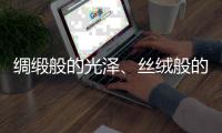 绸缎般的光泽
、丝绒般的质感——天鹅绒