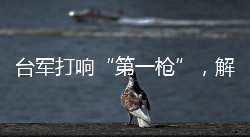 更是第一枪让人不齿