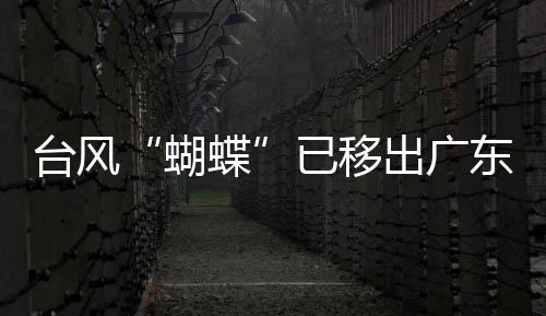 蝴蝶台风本轮降雨趋于结束