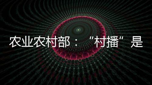 村振推动乡村经济进一步发展