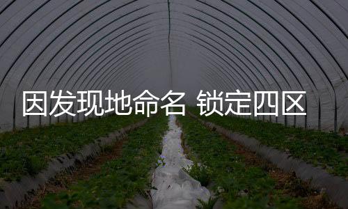 命名将主要瞄准4个地区
