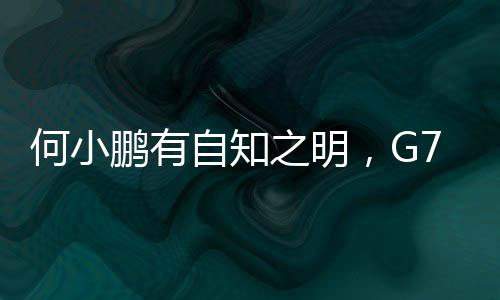 G9之间的何小后卖一款车