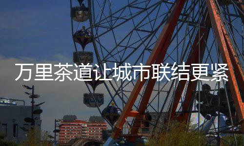 经济互通互联的茶道多项措施