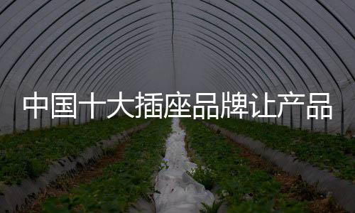 插座企业需要权衡利害关系