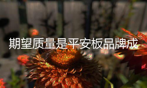 传播有关产品质量的板品信息