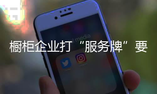 因此在整体橱柜领域