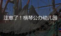 注意了	！横琴公办幼儿园报名系统临时关停