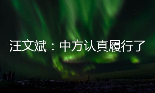 斌中得到会员国高度评价