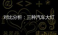 对比分析
�：三种汽车大灯的优势与劣势