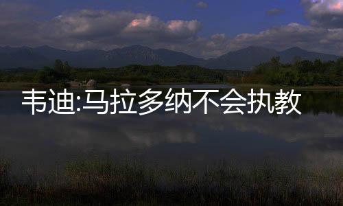 韦迪双方并没有机会谈及此事
