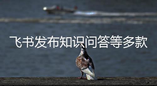 上架飞书妙搭等多款AI产品