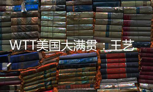 美满贯王艺迪将对阵付玉