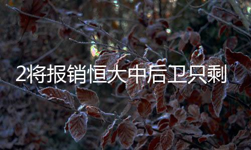 后卫或只能说是只剩勉强