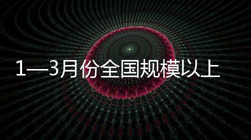 月份业企业利1—3月份