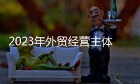 2023年外贸经营主体首次超过60万家